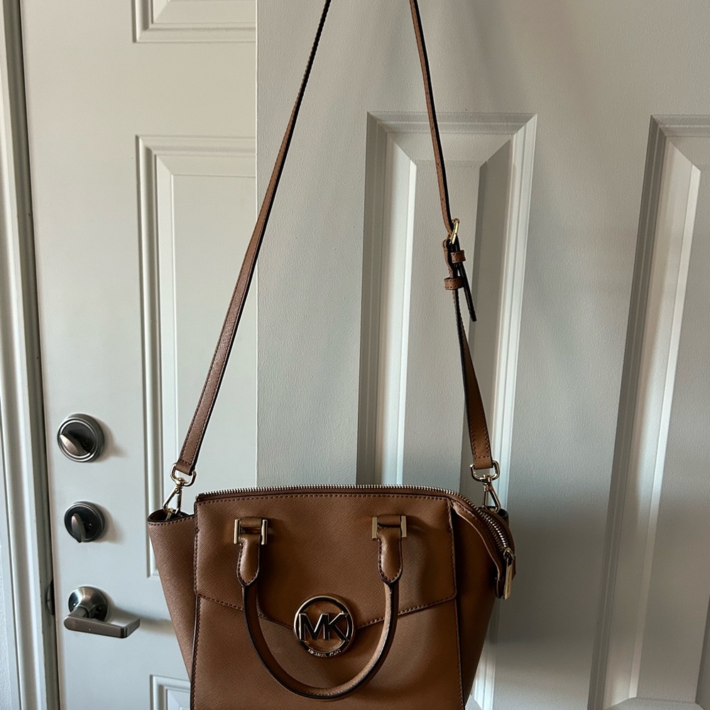 Michael Kors Tan Satchel with Gold Hardware - Picture 2 of 11